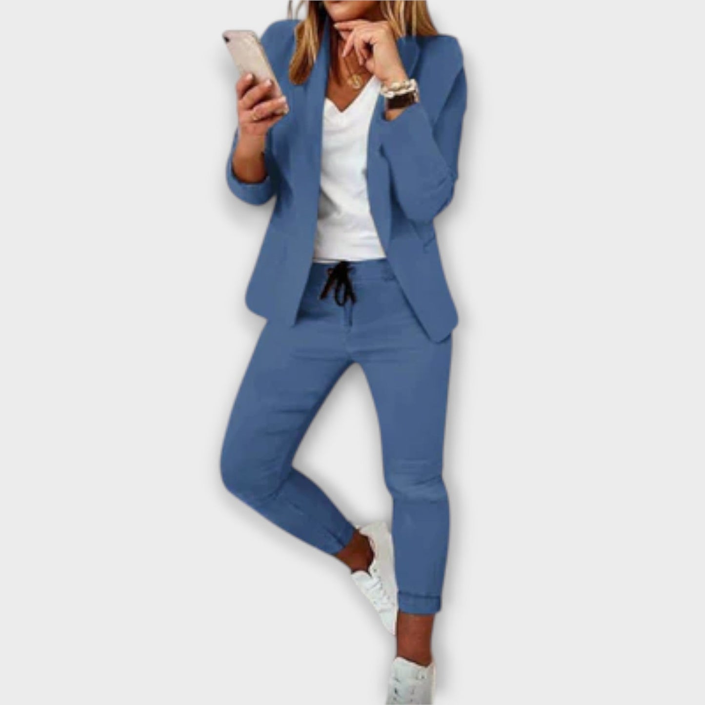 Calista | Elegant Royal Blue Blazer Set