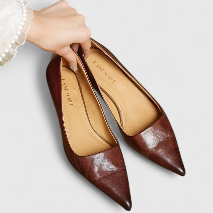 Calantha | Sleek Black Elegant Heels