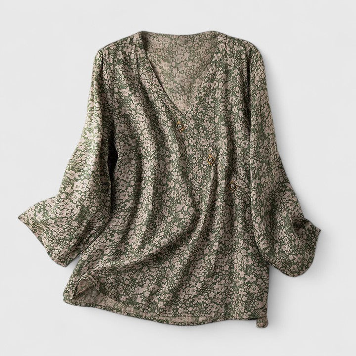 Calista | Elegant Lilac Comfortable Blouse