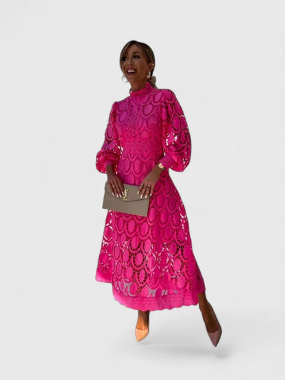 Calantha | Elegant Lace Black Dress