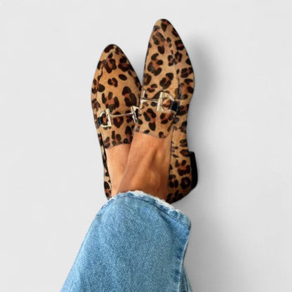 Calantha | Leopard Orthopedic Loafers