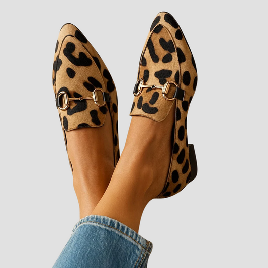 Leopard Orthopedic Loafers