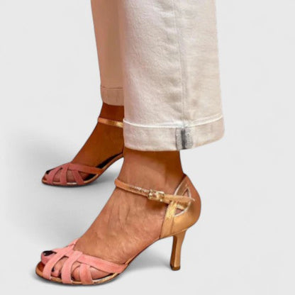 Calantha | Rose Gold Orthopedic Heels