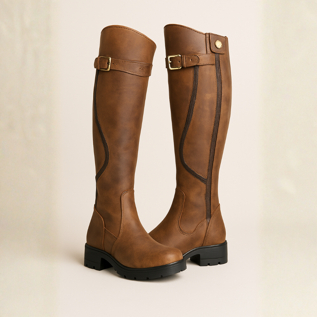 Astrid | Brown High Stylish Boots