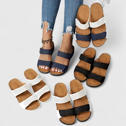 Astrid | Luxury Two-Strap Orthopedic Sandals