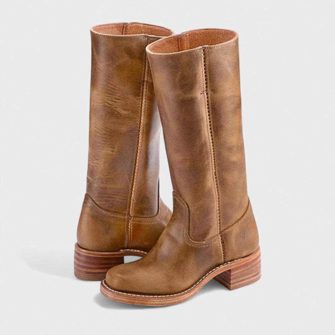 Calista | Dark Brown Tall Boots