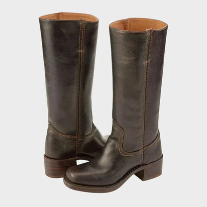Astrid | Tall Black Orthopedic Boots