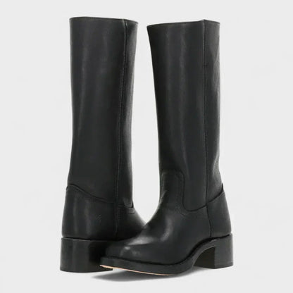 Astrid | Tall Black Orthopedic Boots