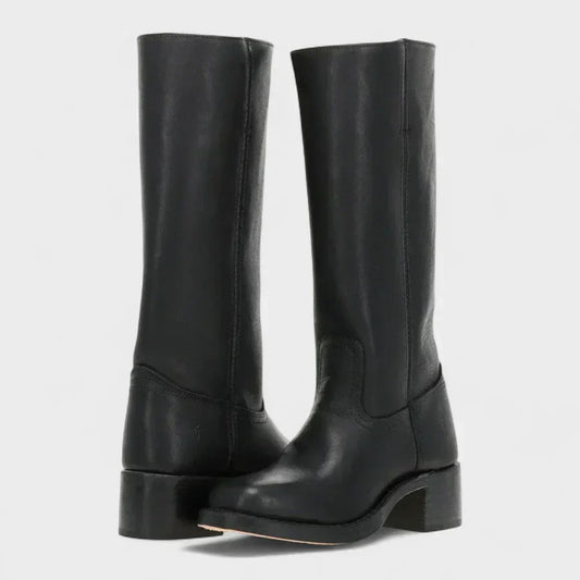 Astrid | Tall Black Orthopedic Boots