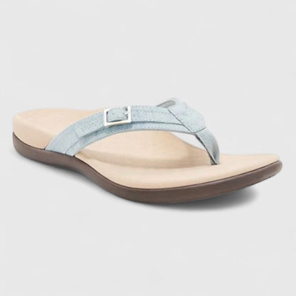 Alethea | Blue Orthopedic Sandals with Buckle Straps