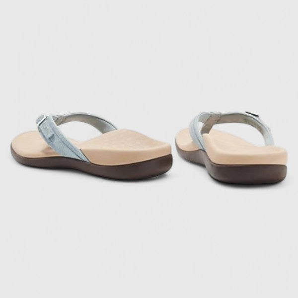 Alethea | Blue Orthopedic Sandals with Buckle Straps