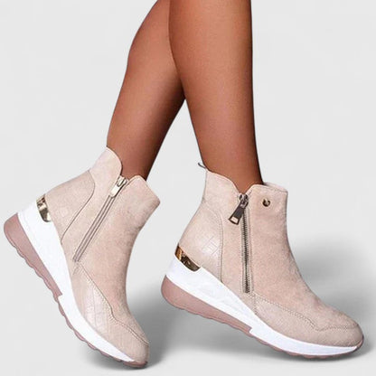 Kalliope | Black Ankle Orthopedic Boots
