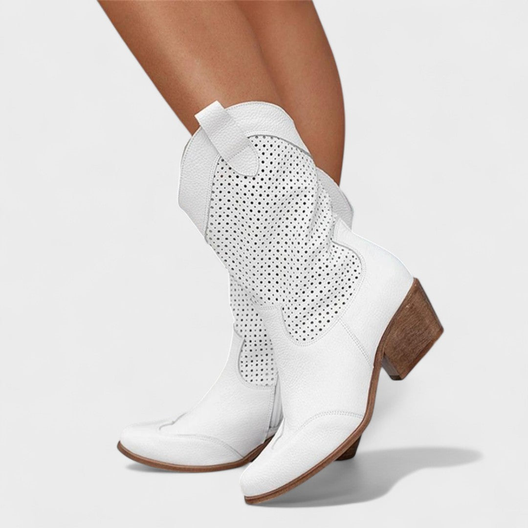 Alethea | Tan Suede Chic Comfort Boots