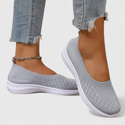 Calantha | Lavender Knit Orthopedic Slip-Ons