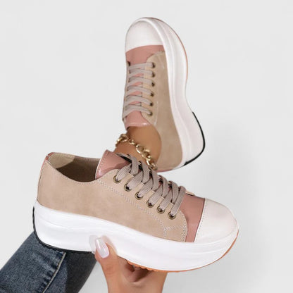 Calista | Beige Orthopedic Shoes with Thick Sole