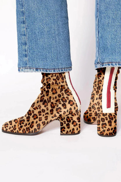 Kaida | Suede Elegant Boots in Honey Yellow