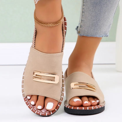 Calista | Denim Orthopedic Wedge Heel Sandals
