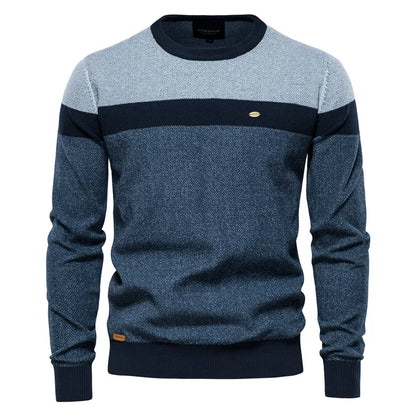 Beckett | Navy Blue Classic Warm Elegance Sweater