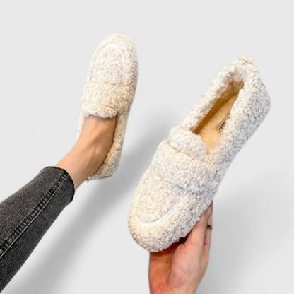 Aria | Soft Orthopedic Loafers in Fuzzy Design