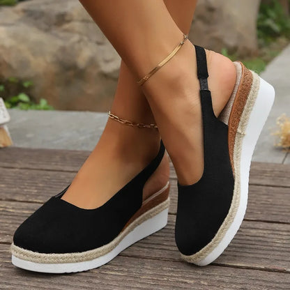 Calista | Tan Suede Orthopedic Sandals