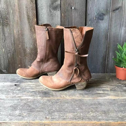 Calantha | Tan Suede Autumn Boots