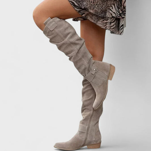 Vega | Taupe Suede Orthopedic Boots