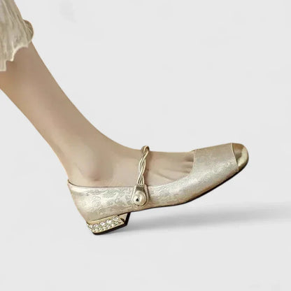 Calantha | Luxury Velvet Orthopedic Mary Jane Shoes