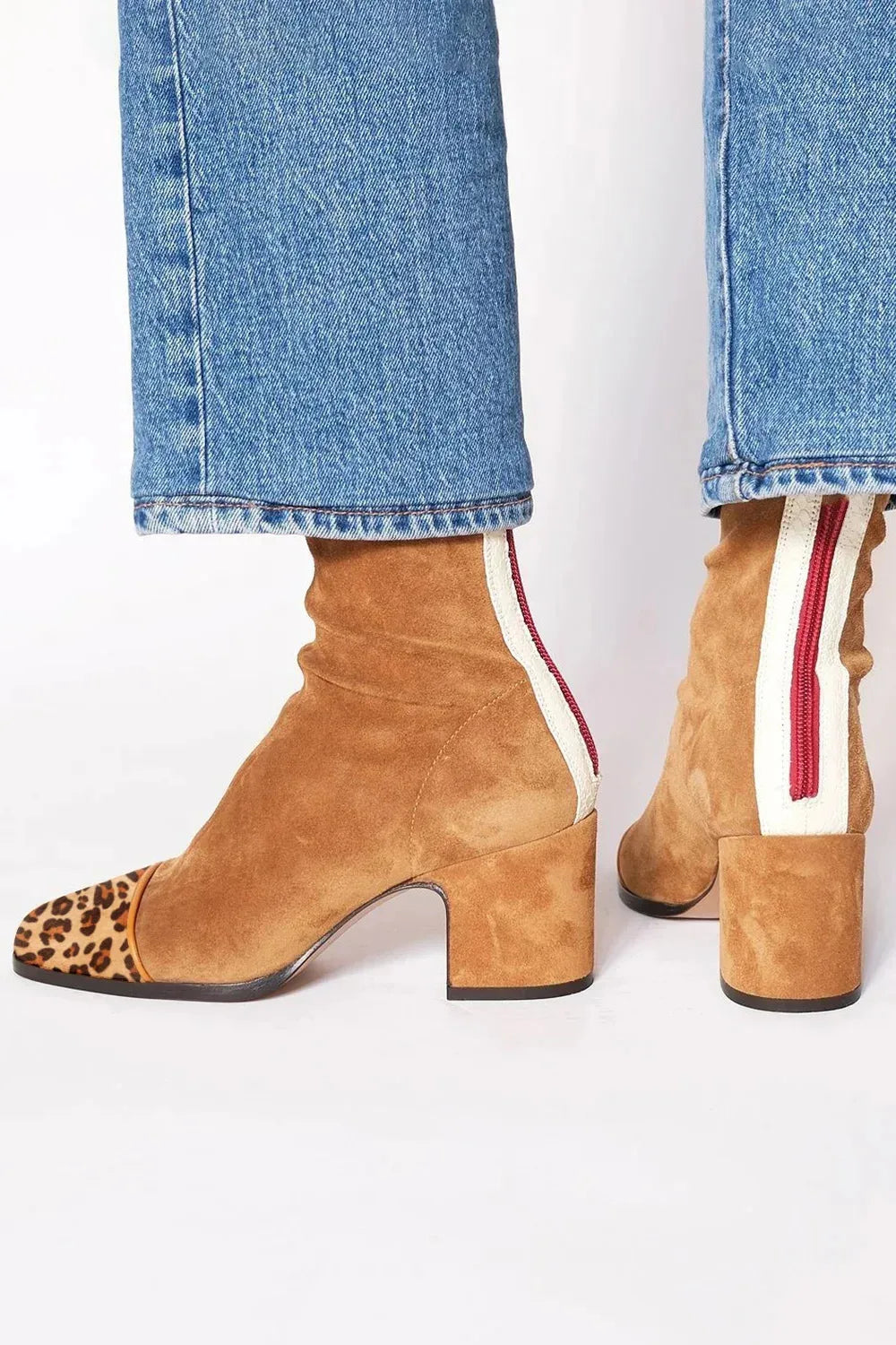 Kaida | Suede Elegant Boots in Honey Yellow