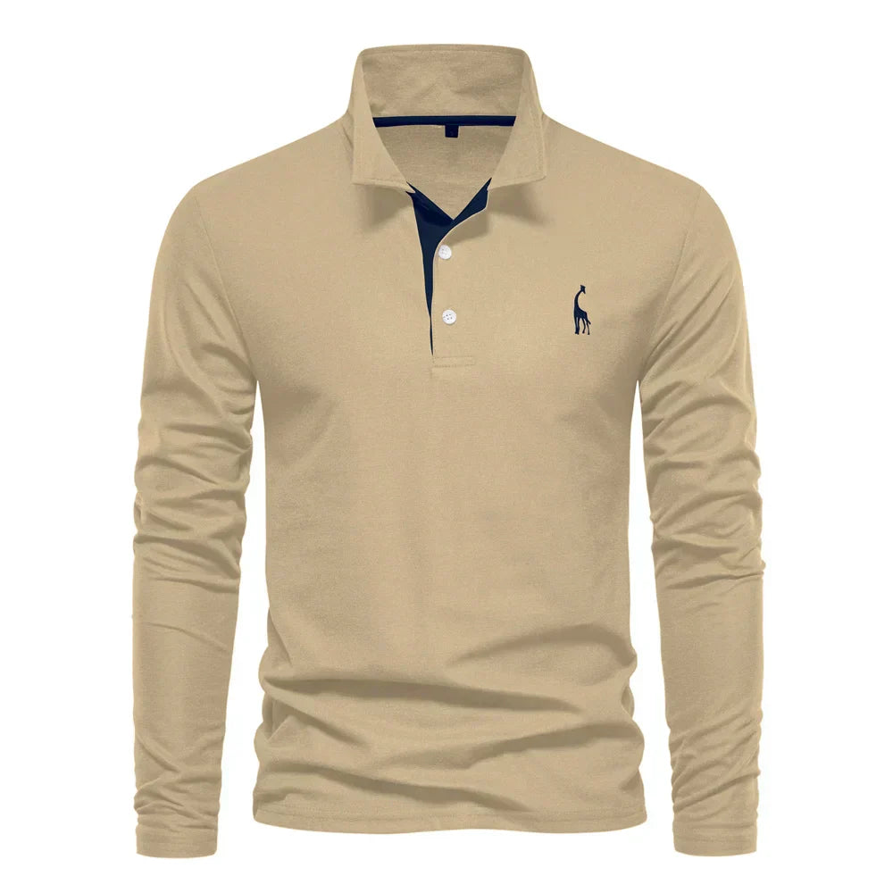 Beckett | Navy Long Sleeve Classic Warm Elegance Pullover