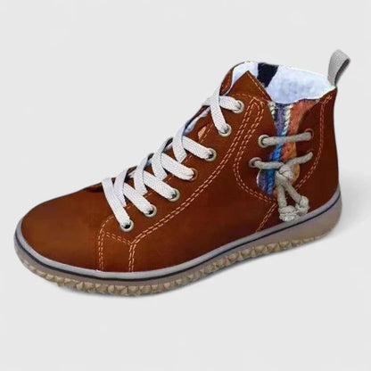 Calantha | Brown Ankle Comfortable Shoes