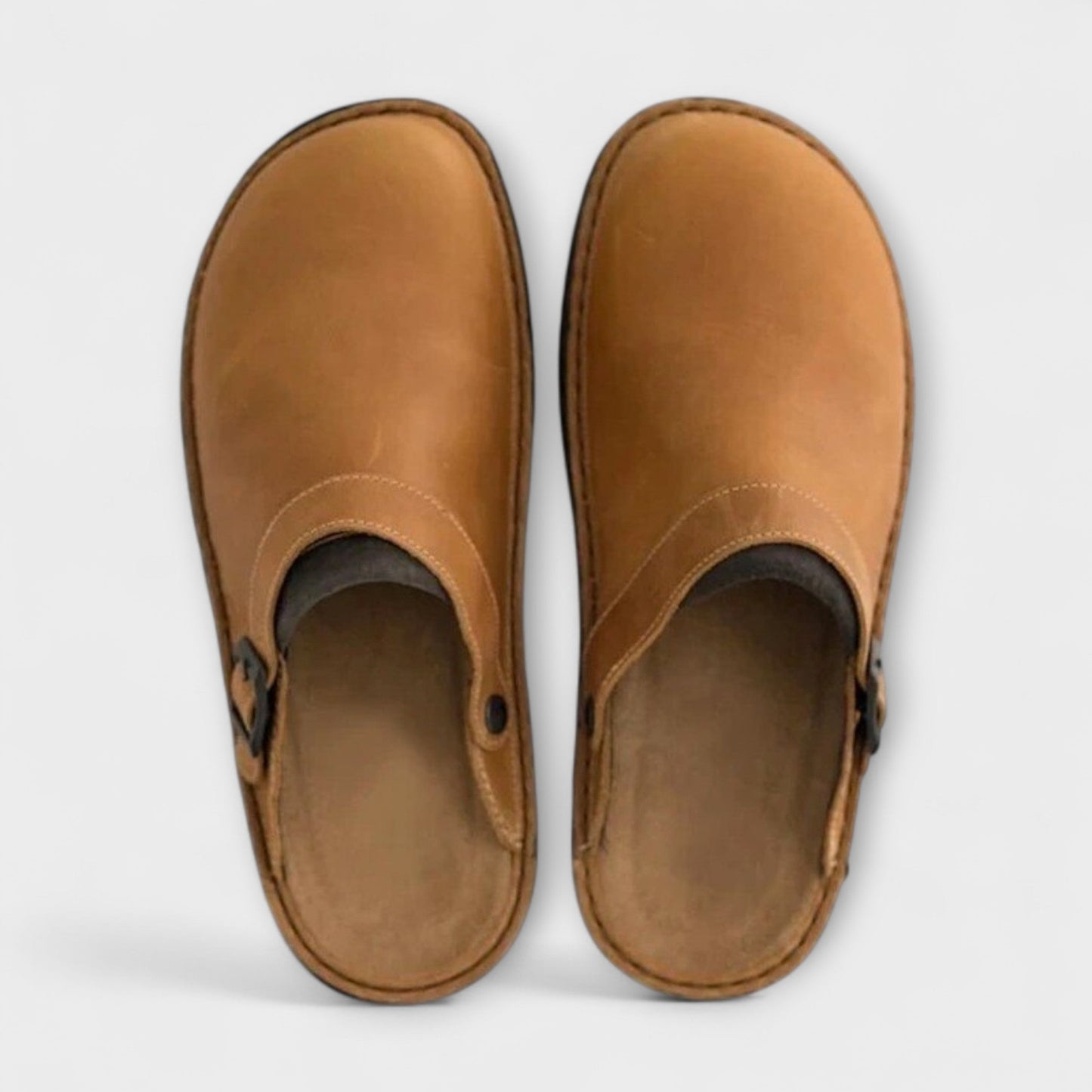 Calantha | Brown Leather Orthopedic Shoes