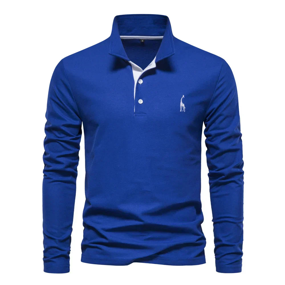 Beckett | Navy Long Sleeve Classic Warm Elegance Pullover