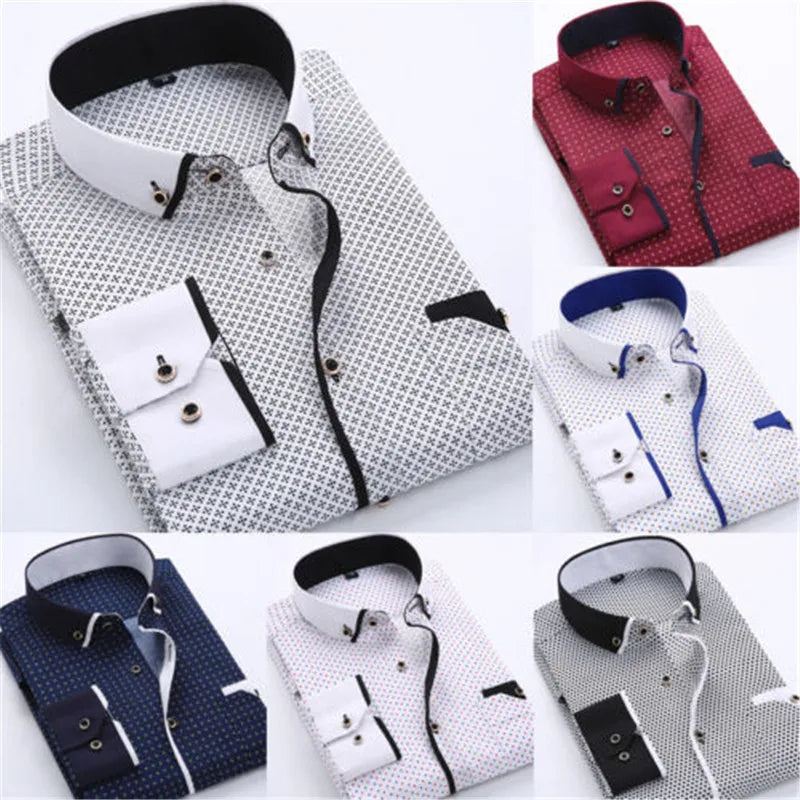 Beckett | Monochrome Modern Long-Sleeve Shirt
