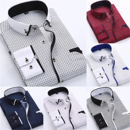Beckett | Monochrome Modern Long-Sleeve Shirt