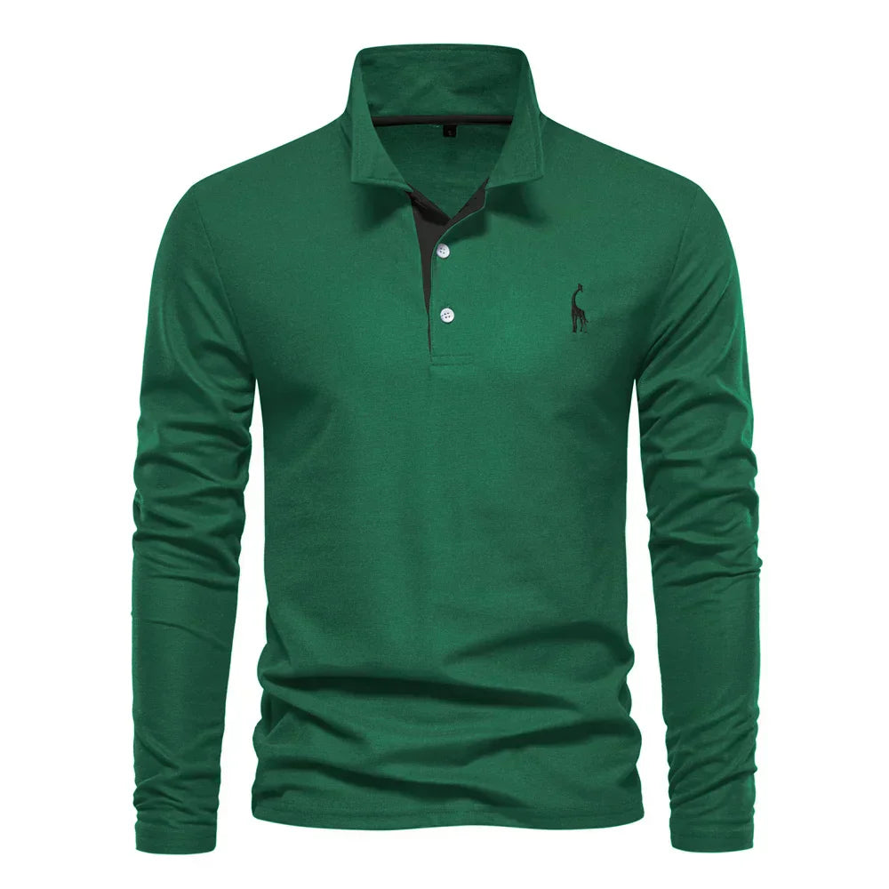 Beckett | Navy Long Sleeve Classic Warm Elegance Pullover