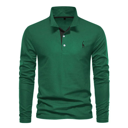 Beckett | Navy Long Sleeve Classic Warm Elegance Pullover
