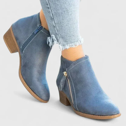 Calantha | Black Suede Orthopedic Boots