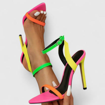 Calista | Vibrant Multi-Color Elegant Heels