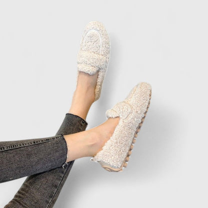 Aria | Soft Orthopedic Loafers in Fuzzy Design