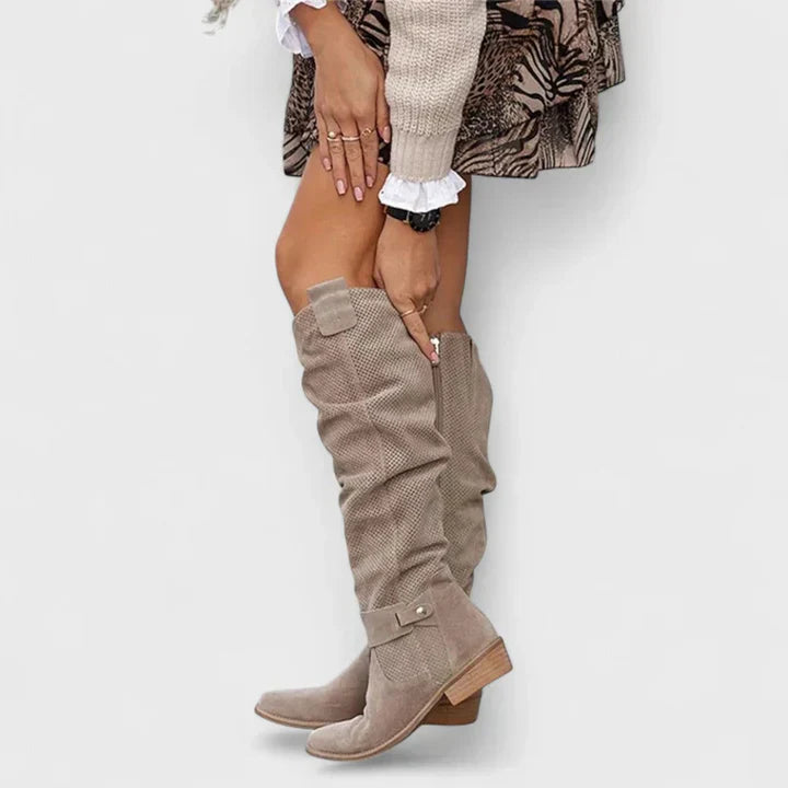 Vega | Taupe Suede Orthopedic Boots