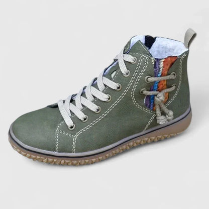 Calantha | Brown Ankle Comfortable Shoes