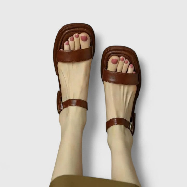 Calantha | Brown Elegant Sandals