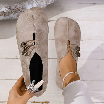 Alethea | Black Soft Suede Women's Loafers