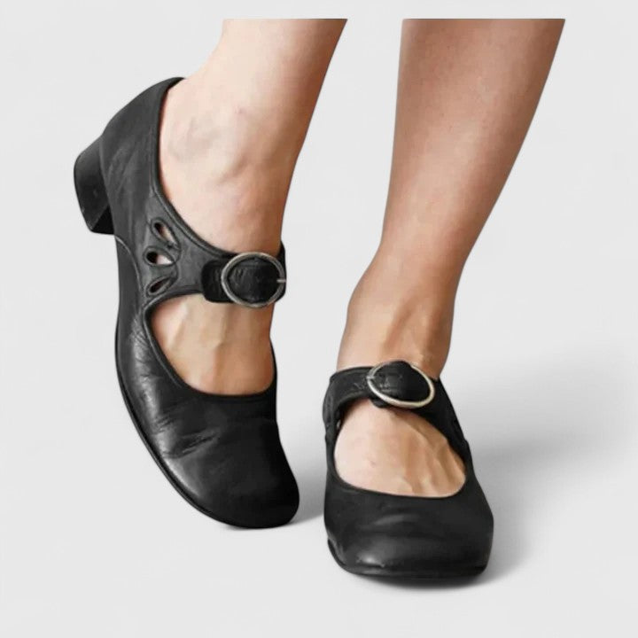Calista | Elegant Brown Suede Shoes