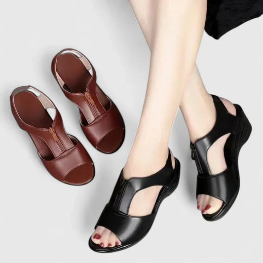 Calantha | Luxe Black Elegant Sandals