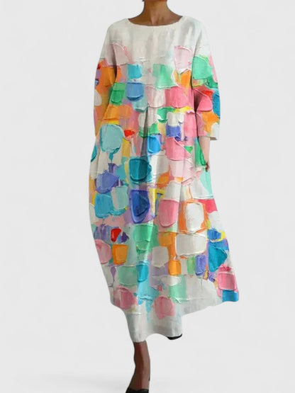 Calanthe | Elegant Floral Stylish Midi Dress