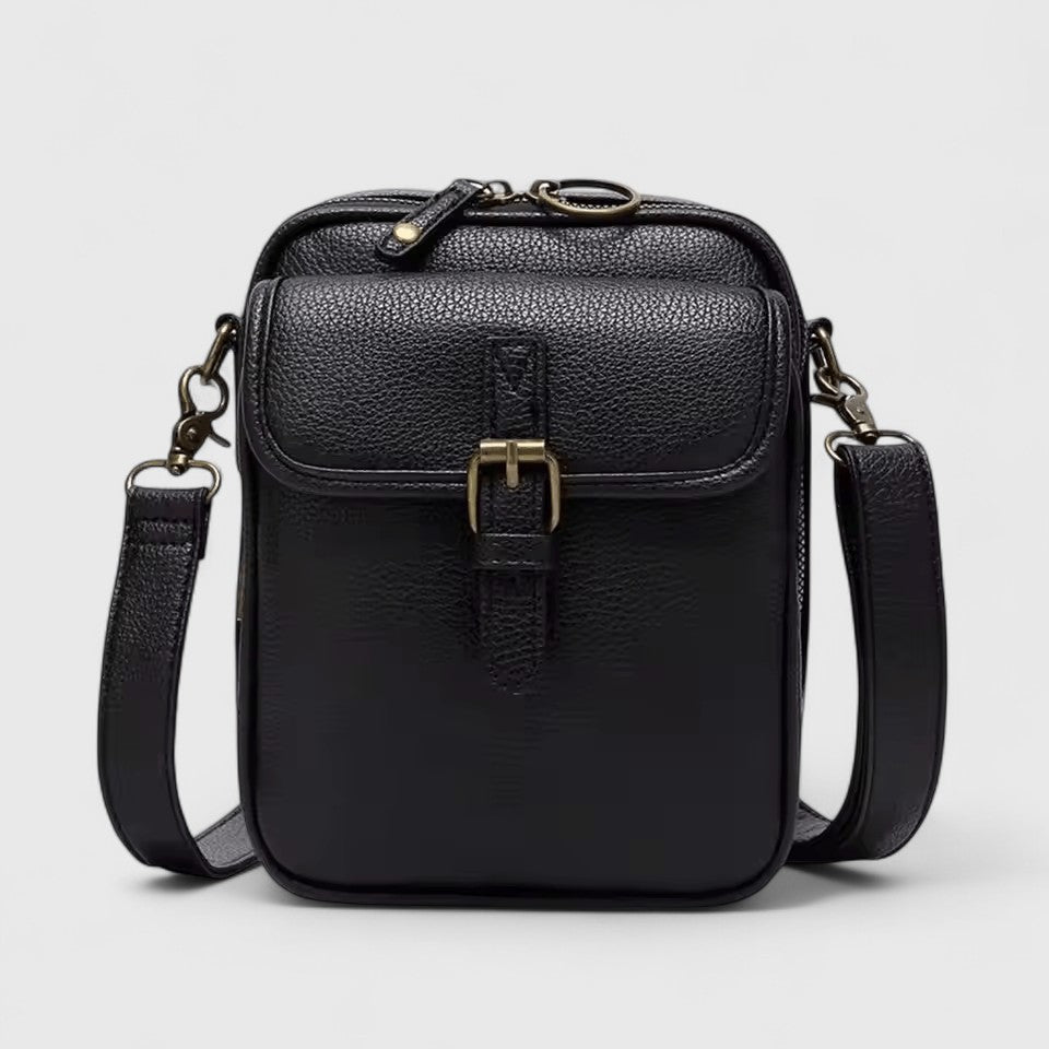 Alethea | Women’s Practical Everyday Shoulder Bag - Soft Leather, Terracotta Brown