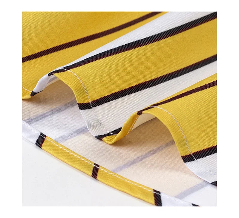 Beckett | Relaxed Navy White Striped Cotton Shirt