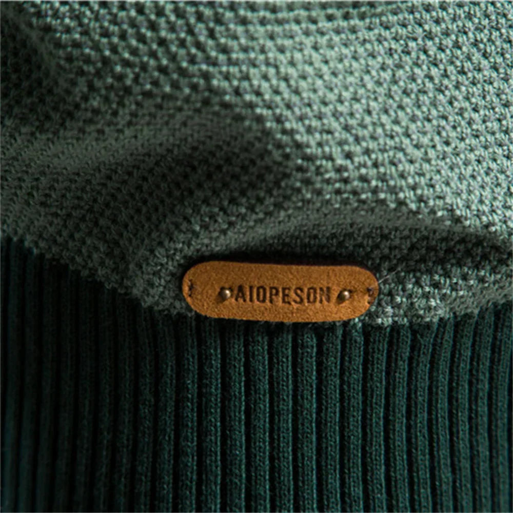 Beckett | Navy Blue Classic Warm Elegance Sweater