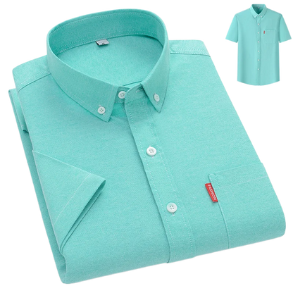 Caelum | Mint Lightweight Cotton Summer Shirt